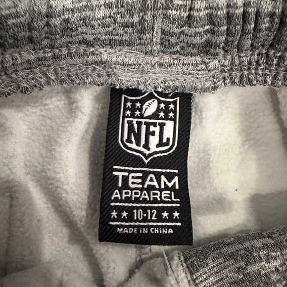 NFL Team Apparel Kids Giants Grey Jogger Sweatpants Size 10-12 - Picture 6 of 10